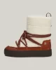 LACE-UP FAUX SHEARLING SNOWBOOT