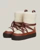 LACE-UP FAUX SHEARLING SNOWBOOT