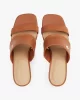 Tommy Hilfiger LEATHER & SUEDE BLOCK HEEL MULE Kadın Terlik FW0FW08530GPA