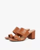 Tommy Hilfiger LEATHER & SUEDE BLOCK HEEL MULE Kadın Terlik FW0FW08530GPA