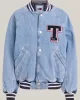 Tommy Jeans LETTERMAN DENIM JACKET CH7011 Kadın Denim Ceket DW0DW182021AB