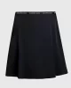 Calvin Klein LOGO ELASTIC SKIRT Kadın Siyah Etek J20J223143-BEH