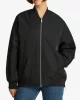 CK Jeans LONG BOMBER Kadın Siyah Ceket J20J224702-BEH