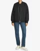 CK Jeans LONG BOMBER Kadın Siyah Ceket J20J224702-BEH
