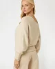 Guess LS OFF SHLDR ISLA SW Kadın Ekru Kazak W4BR67Z3JL0-F1CY