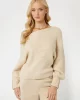 Guess LS OFF SHLDR ISLA SW Kadın Ekru Kazak W4BR67Z3JL0-F1CY