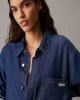 CK Jeans LYOCELL BELTED DENIM SHIRT DRESS Kadın  Elbise J20J225008-1BY