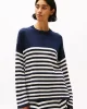 Tommy Hilfiger LYOCELL SILK RLX C-NK LS SWT Kadın  Hırka WW0WW444760A4