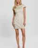 Guess Manuela Suede Dress Kadın Bej Elbise W4YK20WGC70-P1HR
