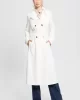 Guess Maya Unstructured Trench Kadın Beyaz Trençkot W5RL15WGYM2-G012