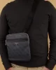Guess Mılano Crossbody Flat Erkek Siyah Omuz Çantası HMEVZLP2223-BLA