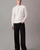 CK Jeans MINIMAL LOGO CREW NECK Erkek  Sweatshirt J30J327119-PDH
