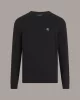 Calvin Klein Jeans  Erkek Modern Bisiklet Yaka Siyah Kazak