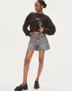 Calvin Klein MOM SHORT Kadın Gri Şort J20J223508-1BZ