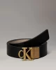 Calvin Klein MONOGRAM PLACQUE BUCKLE 25MM REV Kadın  Kemer LV04K7005G-UB1