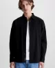 CK Jeans MONOLOGO BADGE RELAXED SHIRT Erkek Siyah Gömlek J30J323255-BEH