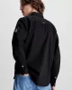 CK Jeans MONOLOGO BADGE RELAXED SHIRT Erkek Siyah Gömlek J30J323255-BEH