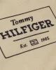 Tommy Hilfiger MONOTYPE PRINTED LABEL TEE Erkek bej T-shirt MW0MW37454RBT