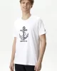 Nautica TSHIRT Erkek Beyaz T-shirt V45272T.1BW