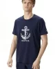 Nautica TSHIRT Erkek Lacivert T-shirt V45272T.4NV