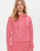 Guess New Alısa Hooded Sweatshırt Kadın Pembe Sweatshirt V2YQ08K7UW2-G65P