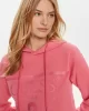 Guess New Alısa Hooded Sweatshırt Kadın Pembe Sweatshirt V2YQ08K7UW2-G65P