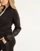 Guess NEW ALLIE SCUBA ZIP Kadın Siyah Eşofman Üstü V2YQ17K7UW2-JBLK