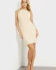 Guess NEW LIZA MINI DRESS Kadın Krem Elbise W4YK0KKC760-G1M5