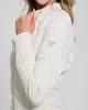 Guess New Vona Logo Jacket Kadın Beyaz Ceket W5RL00WGV30-G012