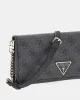 Guess NOELLE XBODY FLAP ORGANIZER Kadın Antrasit Mini Çanta HWBG7879750-CLO
