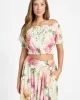 Guess Off Shoulder Elodıe Top Kadın Çok Renkli Bluz W5GH61WH4S2-P0IY