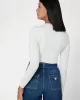 Guess Olıve Logo Rn Ls Swtr Kadın Beyaz Kazak W4BR04Z2NQ2-G012