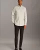 Calvin Klein OXFORD STRETCH STRIPE SHIRT Erkek  Gömlek K10K113821-RAJ