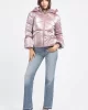 Guess Ayna Kaplama Görünümlü Kadın Pembe Şişme Mont  W3BL25WFR90-F6I0