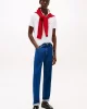Tommy Hilfiger PLACKET INTEREST REG POLO Erkek beyaz T-shirt MW0MW38459YBR