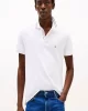 Tommy Hilfiger PLACKET INTEREST REG POLO Erkek beyaz T-shirt MW0MW38459YBR