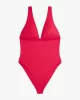 Tommy Hilfiger PLUNGE ONE PIECE RP EXT Kadın  Mayo UW0UW05845TLI