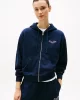 Tommy Hilfiger REG SCRIPT ZIP HOODIE Kadın  Eşofman Üstü WW0WW44632C1G
