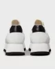 Calvin Klein RUNNER LOW LACEUP MIX NBS Kadın Siyah - Beyaz Sneaker YW0YW01642-01W