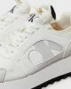 Calvin Klein RUNNER LOW LACEUP MIX NBS Kadın Siyah - Beyaz Sneaker YW0YW01642-01W