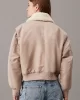 CK Jeans SATIN AVIATOR Kadın GRİ Mont J20J224115-PCF