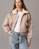 CK Jeans SATIN AVIATOR Kadın GRİ Mont J20J224115-PCF