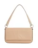 SCULPTED FLAP SHOULDER POUCH