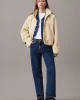 CK Jeans SHERPA OVERSHIRT Kadın BEJ Ceket J20J224928-ACX