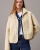 CK Jeans SHERPA OVERSHIRT Kadın BEJ Ceket J20J224928-ACX