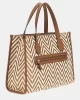 Guess Sılvana 2 Compartment Tote Kadın Kahverengi El Çantası HWCV8665220-COG