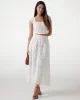 Guess SL DOMITILLE CORSET TOP Kadın Beyaz Crop W5GH65WH521-G011