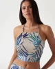 Guess SL GAELLE CROP TOP Kadın Multicolor Crop W5GH74WH9Z2-P7VM