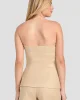 Guess SL ISABEAU CORSET TOP Kadın Kahverengi Bluz W5GH0LWH5L2-G1L7