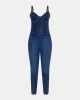 Guess SL SAMI JUMPSUIT Kadın Mavi Elbise W4YD85D5FU0-SRNO